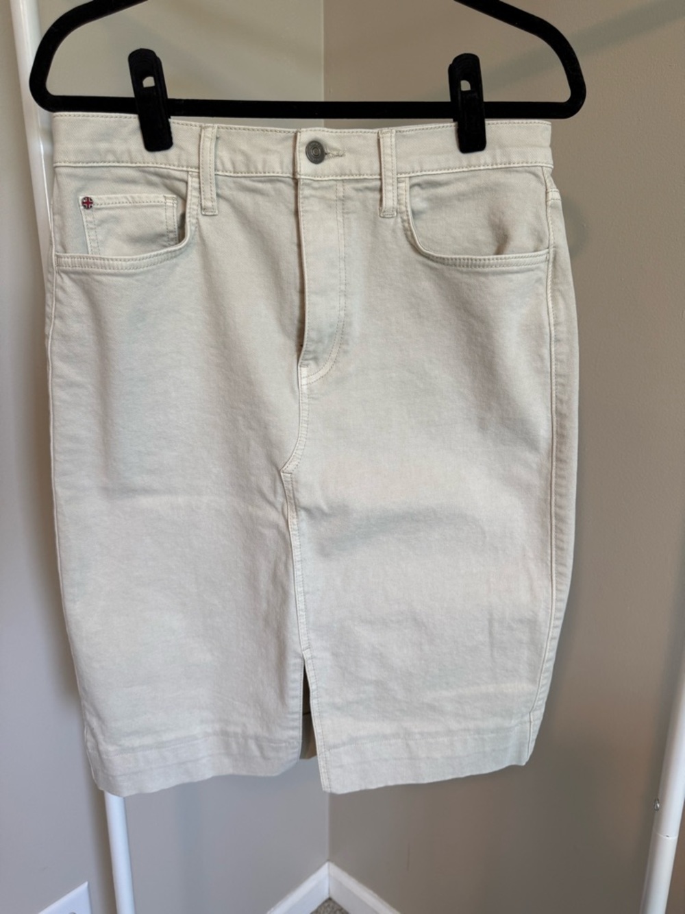 Women’s Hudson Jeans Off-White/Cream Denim Jean Shirt